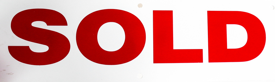 Sold Sign - Red Gradient